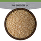SaltWorks Artisan Salt Fusion Thai Ginger Sea Salt, 3 Ounce Zip-Top Pouch, Yellow to Golden Brown
