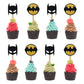 Seyal Btman Cupcake Topper