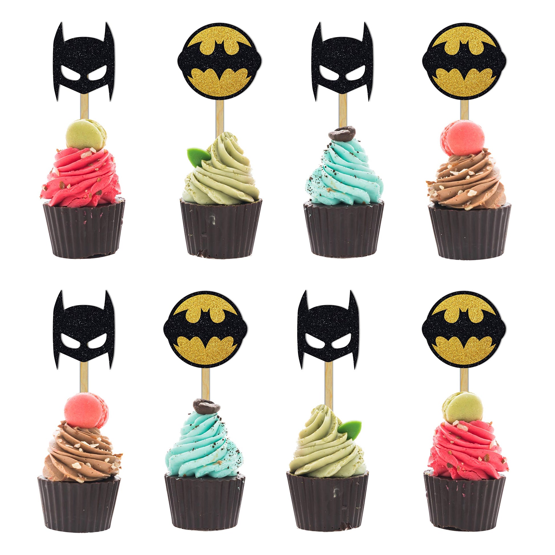 Seyal Btman Cupcake Topper