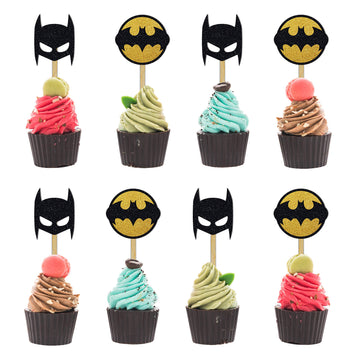 Seyal Btman Cupcake Topper
