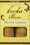 Trader Joe'S Meyer Lemon Cookie Thins 9Oz(255G)
