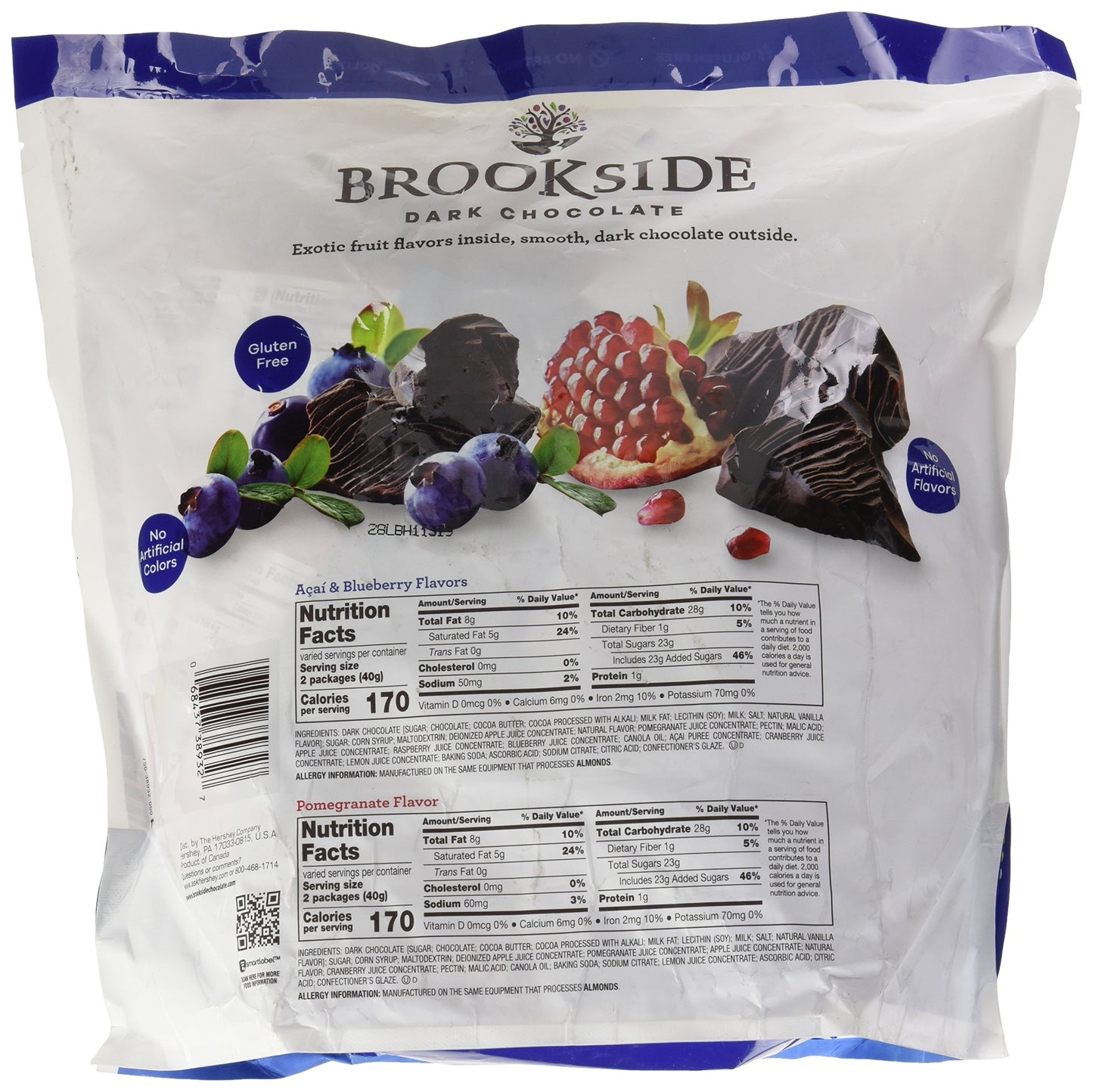 Hersheys Brookside Dark Chocolate Variety Pack, 21 Ounce