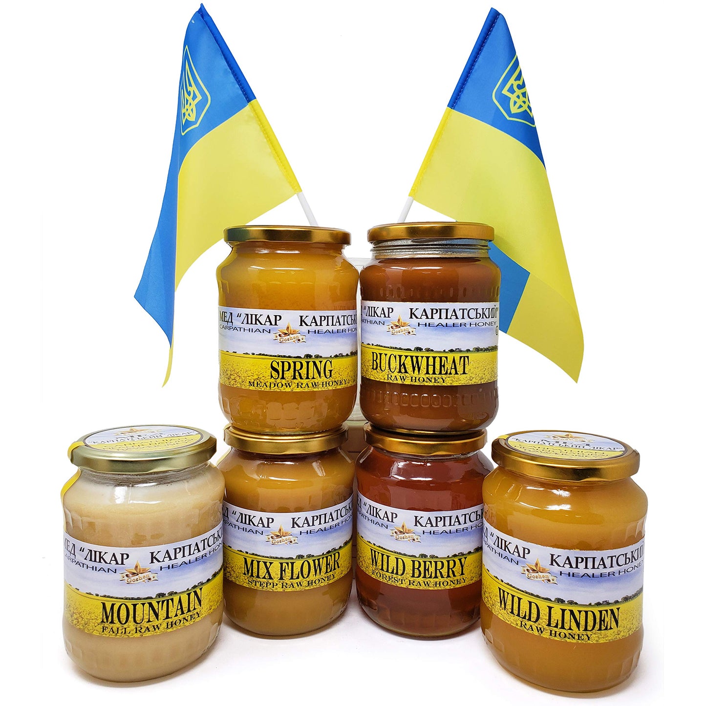 Goshen Honey Amish Extremely Raw Carpathian Pure Wild Berry Honey 100% Organically Natural With Life Enzymes Health Benefits | U