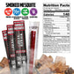 Wicked Cutz Smoked Mesquite Beef Sticks, High Protein, 15g Protein, 1.5 Ounce (Pack of 12)