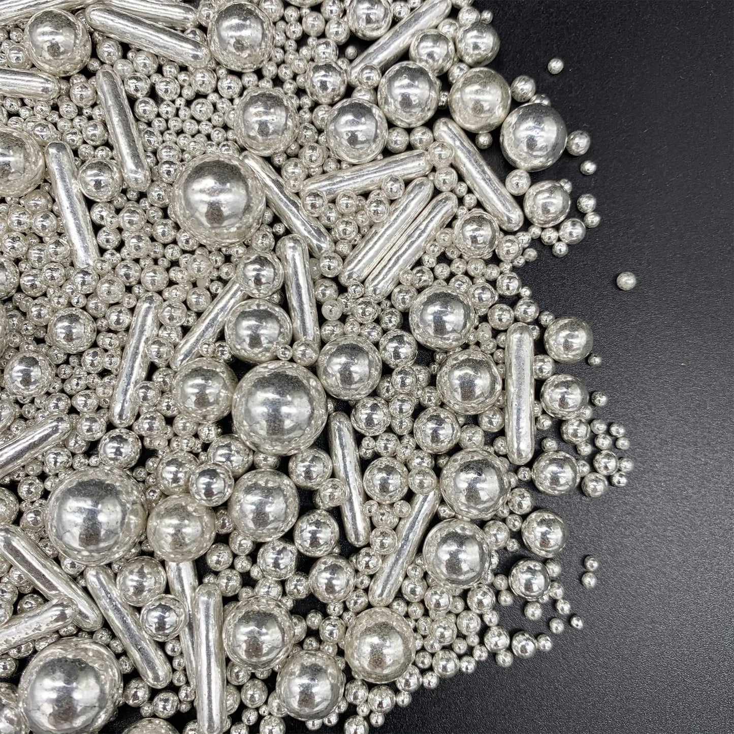 Sprinkles Silver Pearl Sugar Candy Mix Size Baking Cake Decorations Cupcake Toppers Cookie Decorating Ice Cream Celebrations Sha