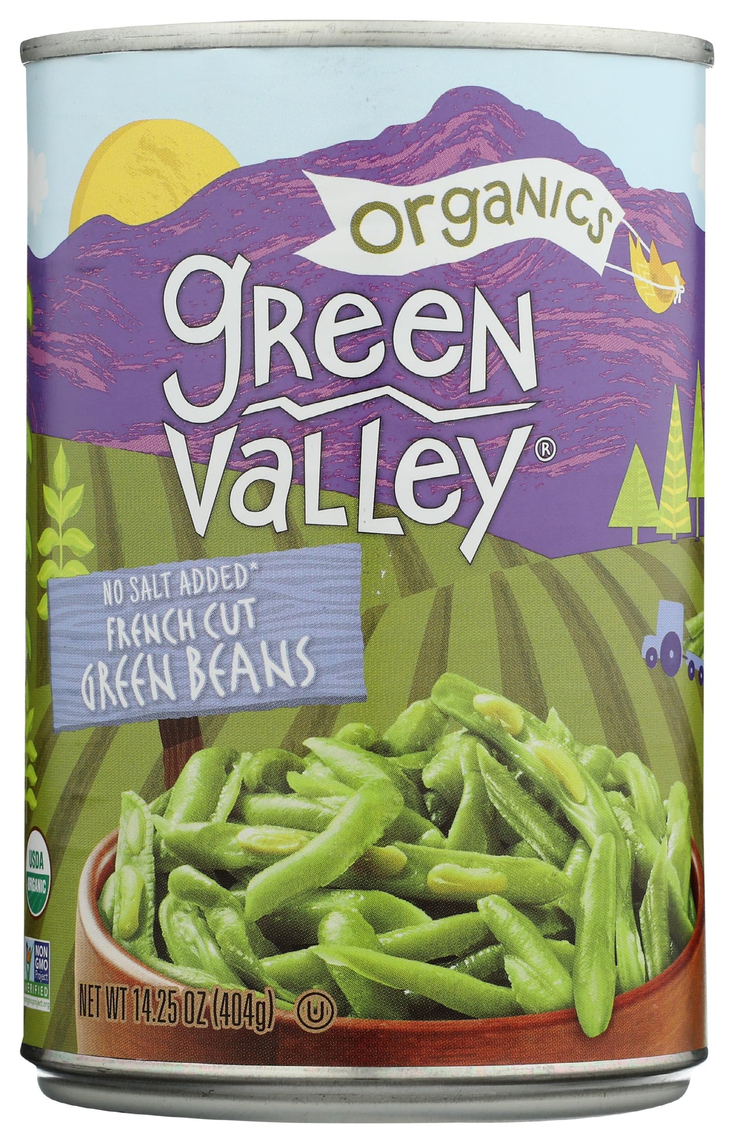 GREEN VALLEY Organic French Style Green Beans, 14.25 OZ