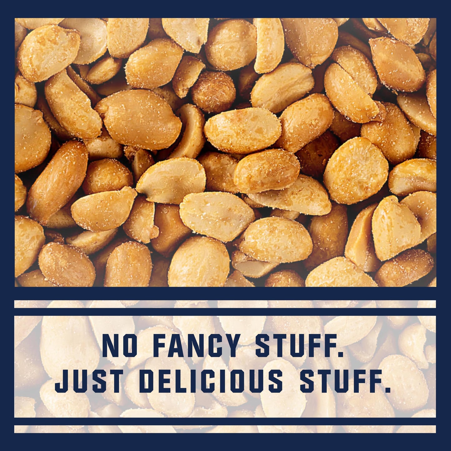 Kars Nuts Roasted & Salted Peanut Snacks, 3.5 oz Individual Snack Packs - Bulk Pack of 42, Gluten-Free Snack Mix