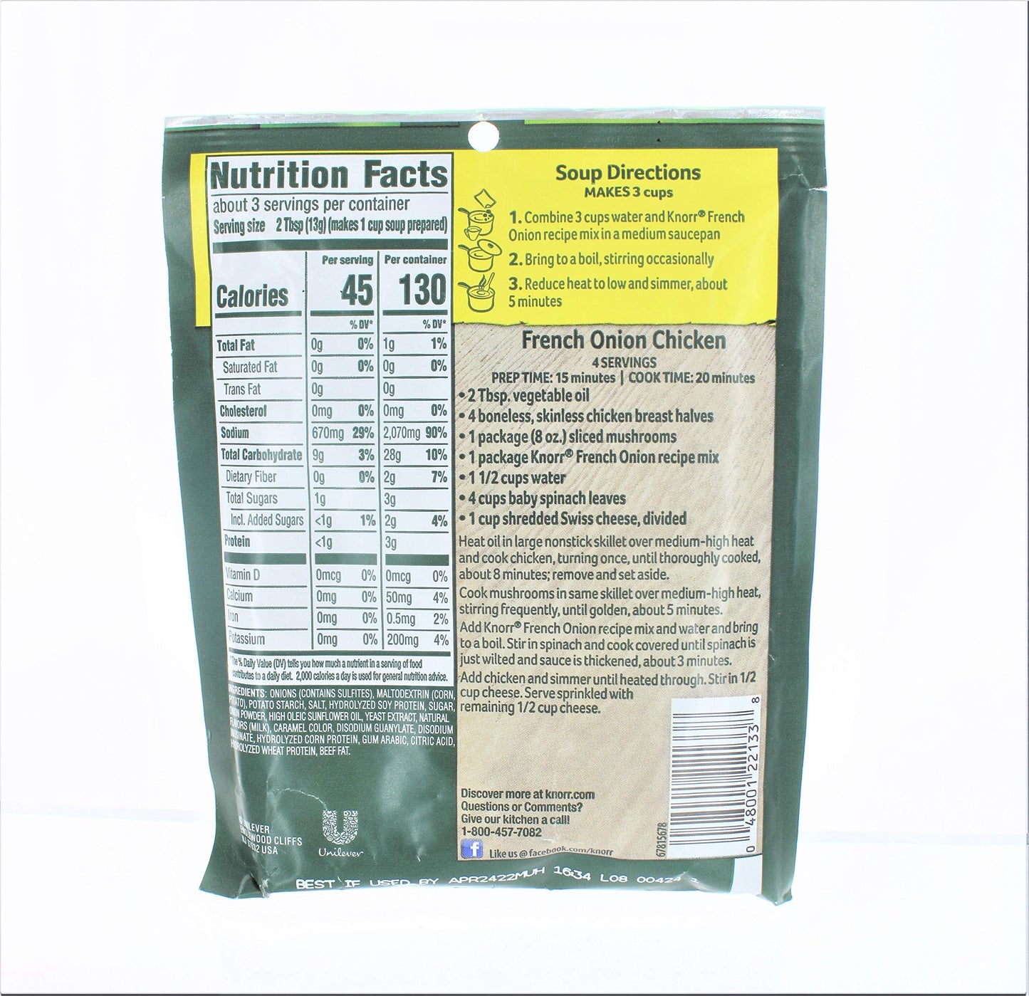 Knorr Mix Recipe French Onion