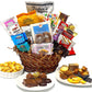 Hand-Crafted 22 Piece Customizable Chocolate Gift Basket Of Gourmet Chocolates, Cookies, And Crunches. Tasty Treats Selected For
