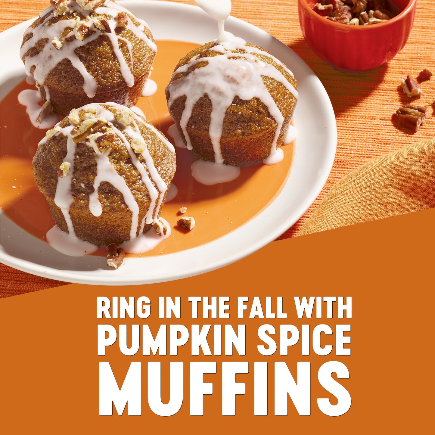 Krusteaz Pumpkin Spice Muffin Mix 15 Ounce (Pack of 6)