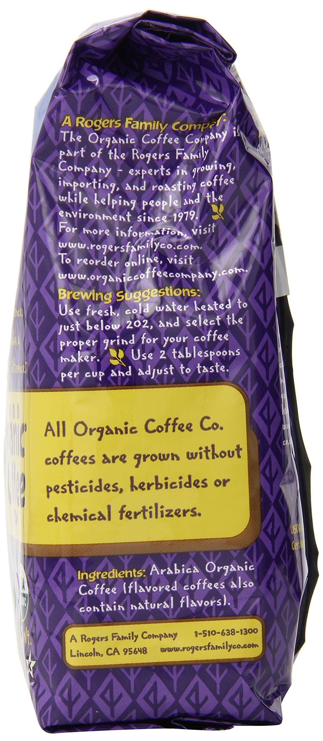 The Organic Coffee Co. Ground, Breakfast Blend, 12 Ounce