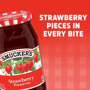 Smucker'S Strawberry Preserves, 18 Ounces (Pack Of 6)