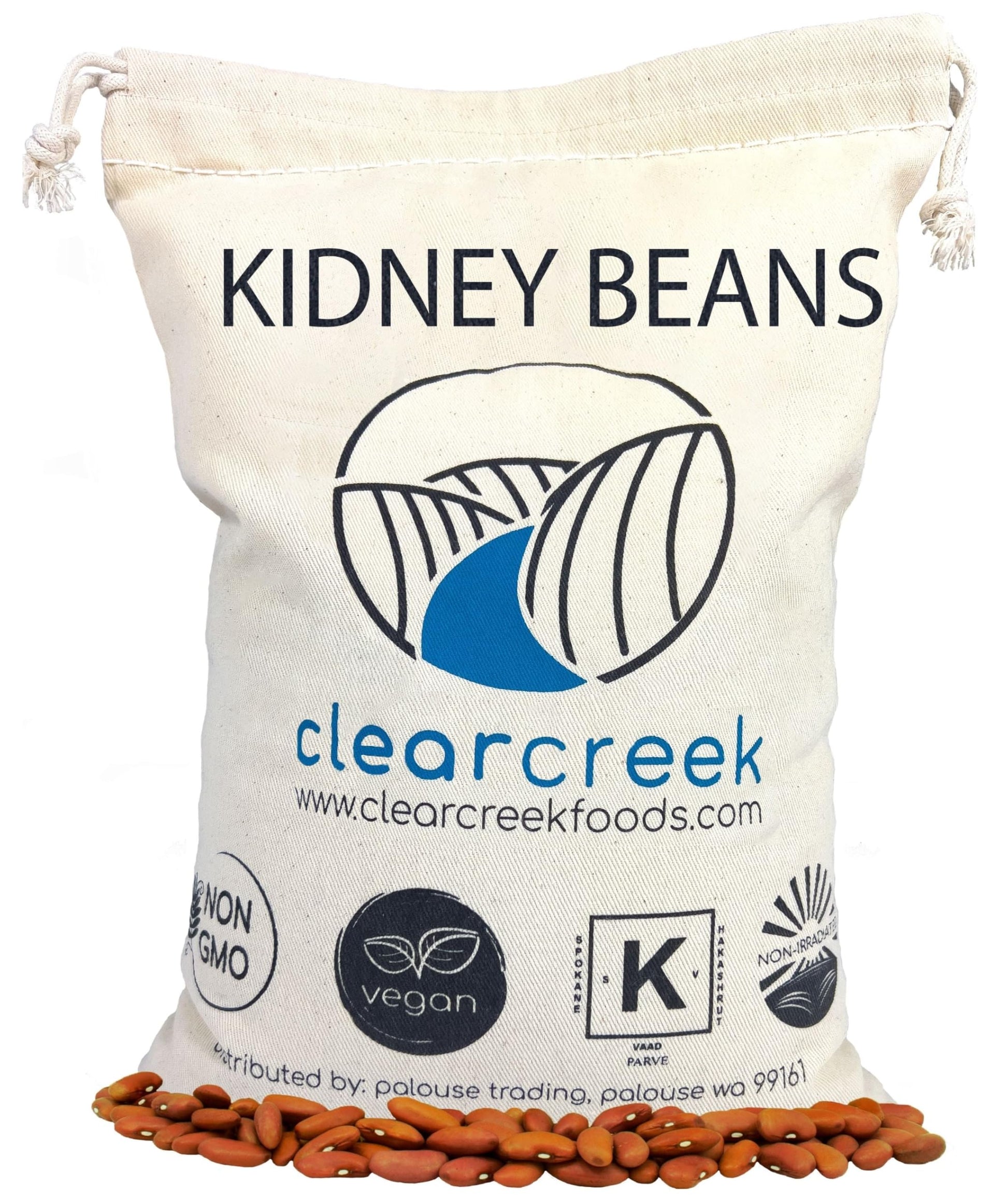 Grown In Washington Light Red Kidney Beans | 4 Lbs | Non-Gmo | Kosher | Vegan | Non-Irradiated