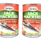 Grace Jack Mackerel in Tomato Sauce 15oz - 2 Pack - Canned Fish