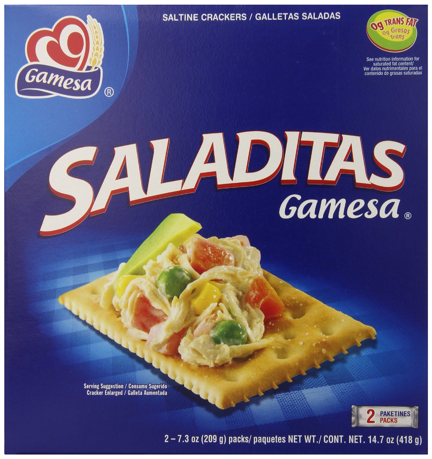 Gamesa, Saladitas, 14.6OZ
