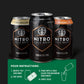 Starbucks Nitro Cold Brew Coffee, Black Unsweetened, 9.6 Fl Oz Cans (8 Pack), Iced Coffee, Cold Brew Coffee, Coffee Drink