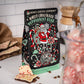 Bones Coffee Company White Chocolate Peppermint Bark Flavored Coffee  Medium Roast Low Acid Arabica Beans Compatible with Auto drip and French Press Coffee Maker  12 Oz Ground