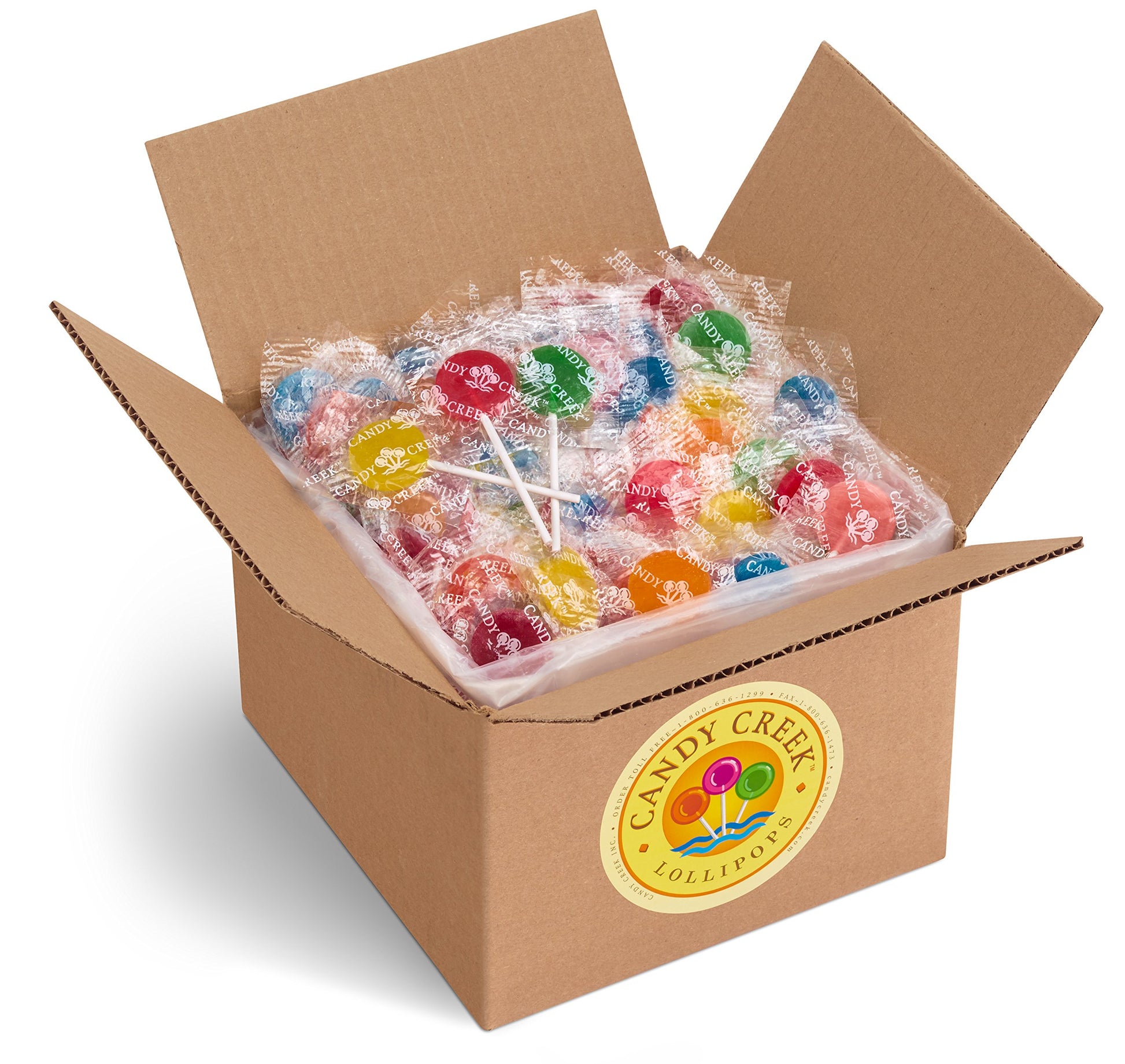 Candy Creek Lollipops Classic 10 Fruit Flavors, 230 Count, Nut Free, Lime