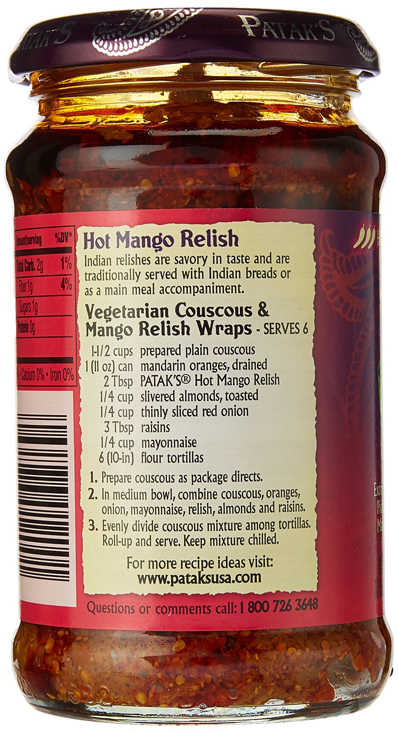 Pataks Mango Pickle Extra Hot