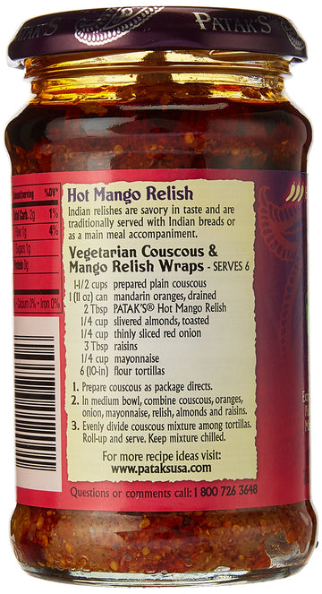 Pataks Mango Pickle Extra Hot