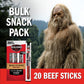 Jack Link's Beef Sticks, Original - Protein Snack, Meat Stick with 6g of Protein, Made with 100% Beef, Individually Wrapped Beef