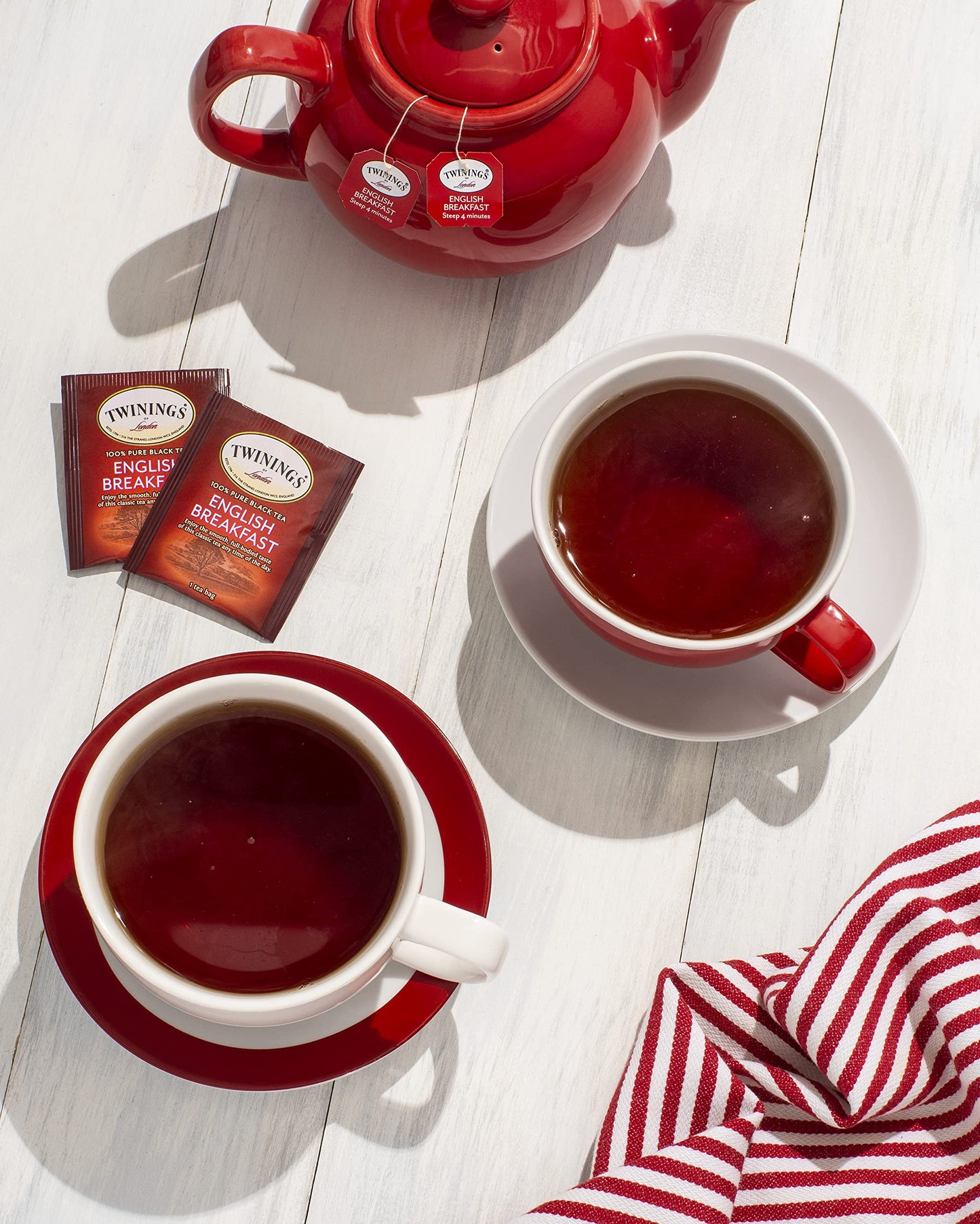 Twinings Variety Pack Black Tea Bags, 20 Count (Pack of 4), Includes English Breakfast, Earl Grey, Irish Breakfast, and Lady Gre