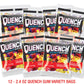 Quench Gum Variety Bag, Electrolytes Chewing Gum For Athletes And Sports Trainers, New Assorted Fruity Flavors, 12 Packs With 15