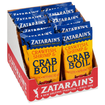 Zatarain's Crawfish, Shrimp & Crab Boil, 16 oz (Pack of 12)