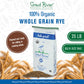 Great River Organic Milling Organic Whole Grain Rye Berries | High-Fiber, Nutrient-Rich Ancient Grain | Non-GMO, Kosher | Ideal