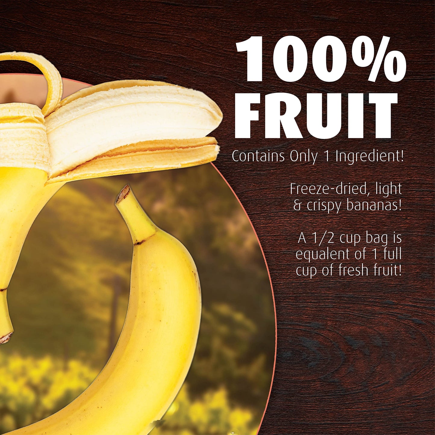 Brothers-All-Natural Fruit Crisps, Banana, 0.59 Oz (Pack Of 24)