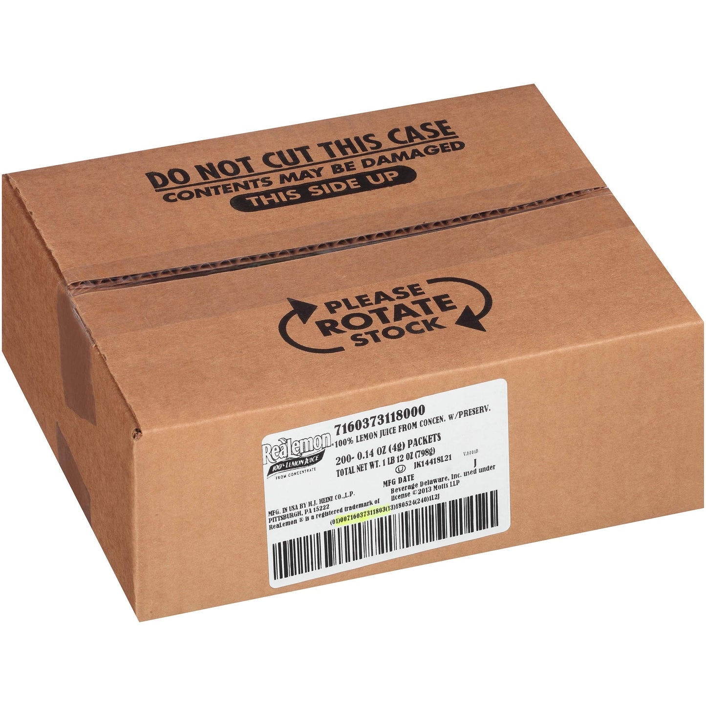 REALEMON Single Serve Lemon Juice, 4 gr. (Pack of 200)