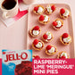 HEINZ Jell-O Raspberry Sugar Free Gelatin Dessert Mix, 24 Pack, 0.3 oz Boxes