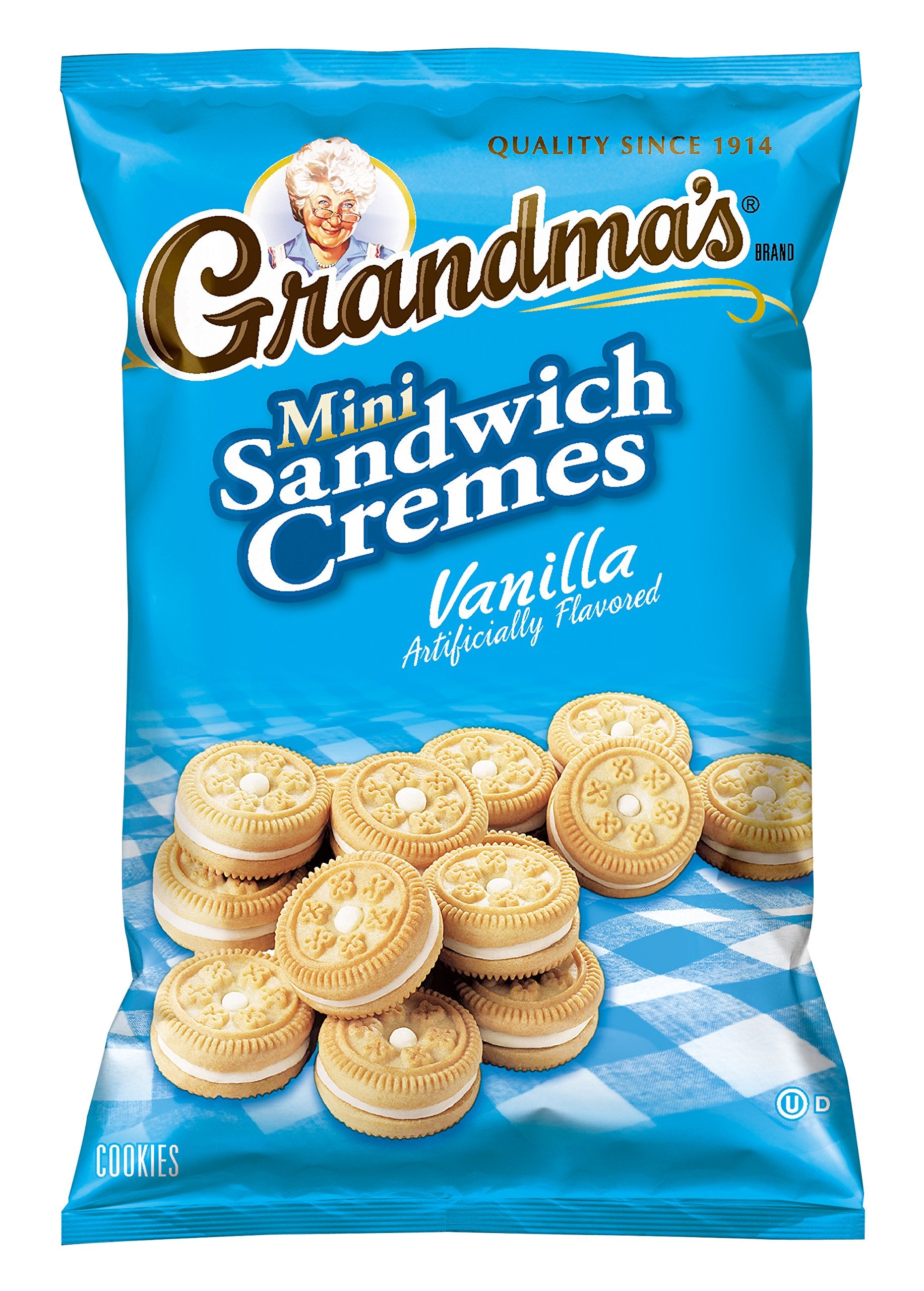 Grandmas Mini Cookies, Vanilla Crme, 3.71 Ounce (Pack of 24)