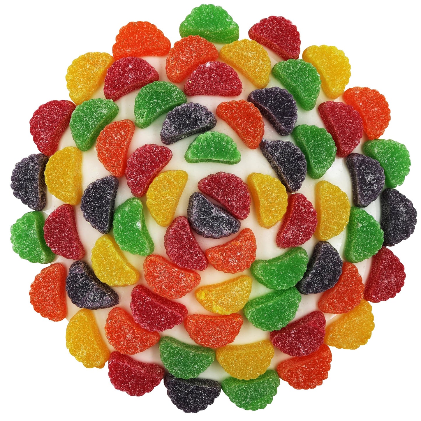 Firstchoicecandy Fruit Slices Jelly Wedges Candy (Assorted, 2 Pound)
