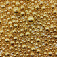 Edible Super Gold Sugar Pearls Sprinkles Candy Mix Size Pearls Cake Decorations Cupcake Toppers Cookie Decorating Perfect For We