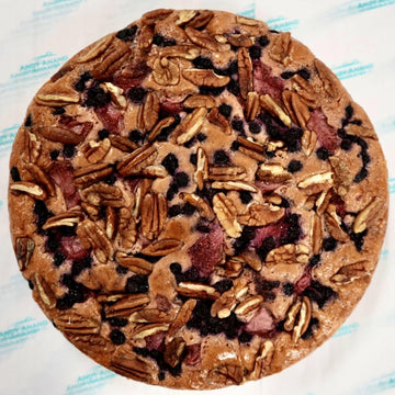 Andy Anand Sugar-Free Gourmet Fruit Cake With Berries, Pecans & Walnuts, Sweetened With Monk Fruit, Moist & Rich, Handmade In Ca
