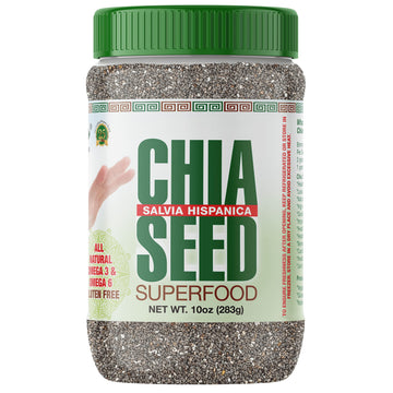 Sanar Naturals Chia Seeds - Omega-3, High Fiber And Protein Source - For Smoothies, Salads And More - Keto And Paleo Friendly - 