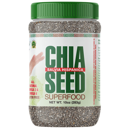 Sanar Naturals Chia Seeds - Omega-3, High Fiber and Protein Source - for Smoothies, Salads and More - Keto and Paleo Friendly - 