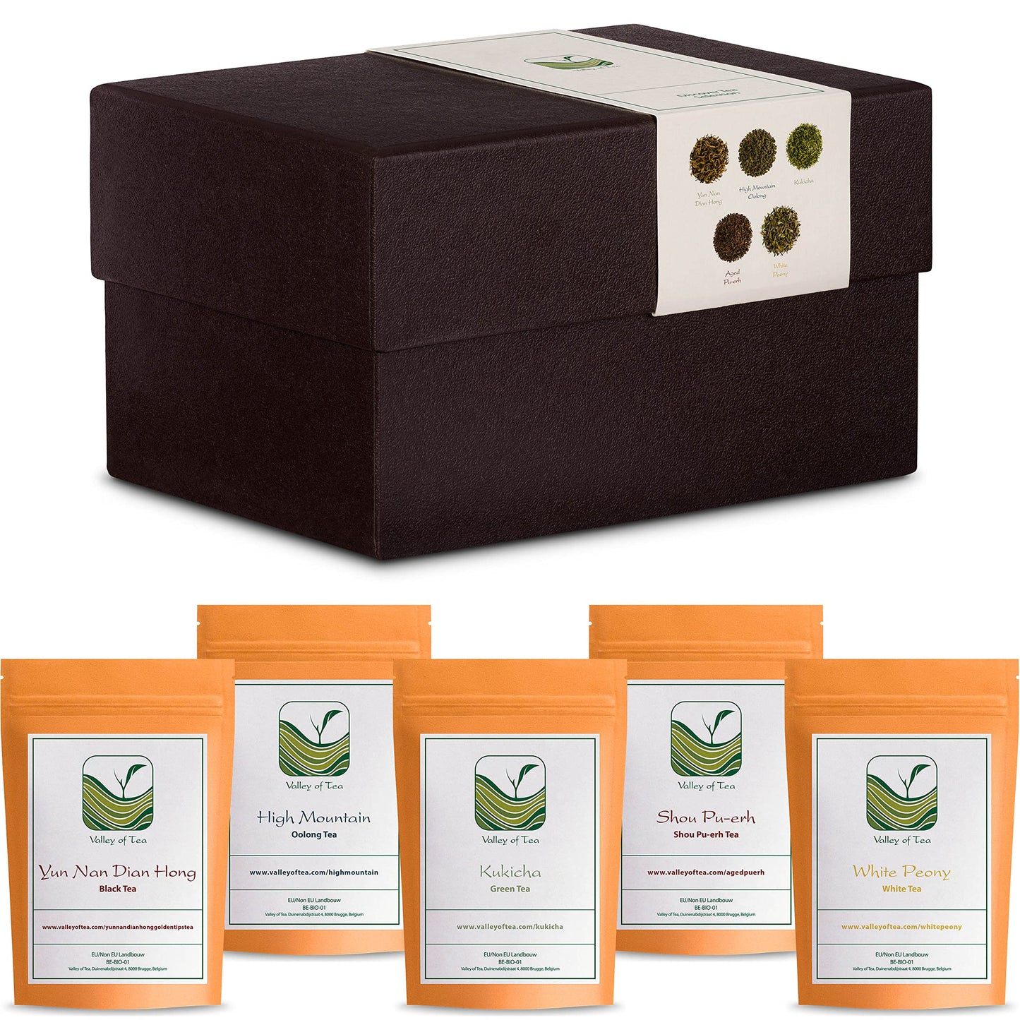 Tea Lovers Gift Box Discover - Luxury Loose Leaf Tea Variety Pack - Specialty Teas Gift Basket - Luxury Gourmet Tea Assortment S