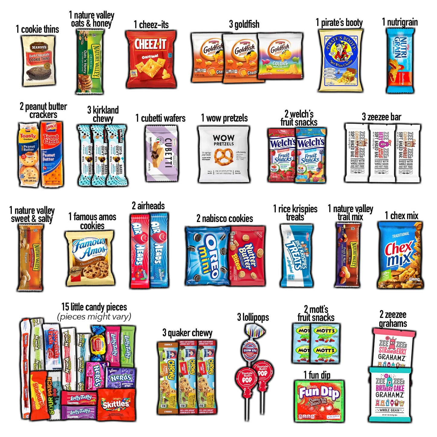 CRAVEBOX Snacks Box Variety Pack Care Package (55 Count) Halloween  Gift Basket Boxes Pack mature-themeds Kids Grandkids Guys Girls Women Men Boyfriend Candy Birthday Cookies Chips Teenage Mix College Student Food Sampler Office School