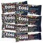 Tosi Variety Pack Protein Bars, Plant Based with Nuts, Gluten-Free Crunchy Snacks, Vegan, Organic, Flax & Chia Seeds, Soy-Free, 
