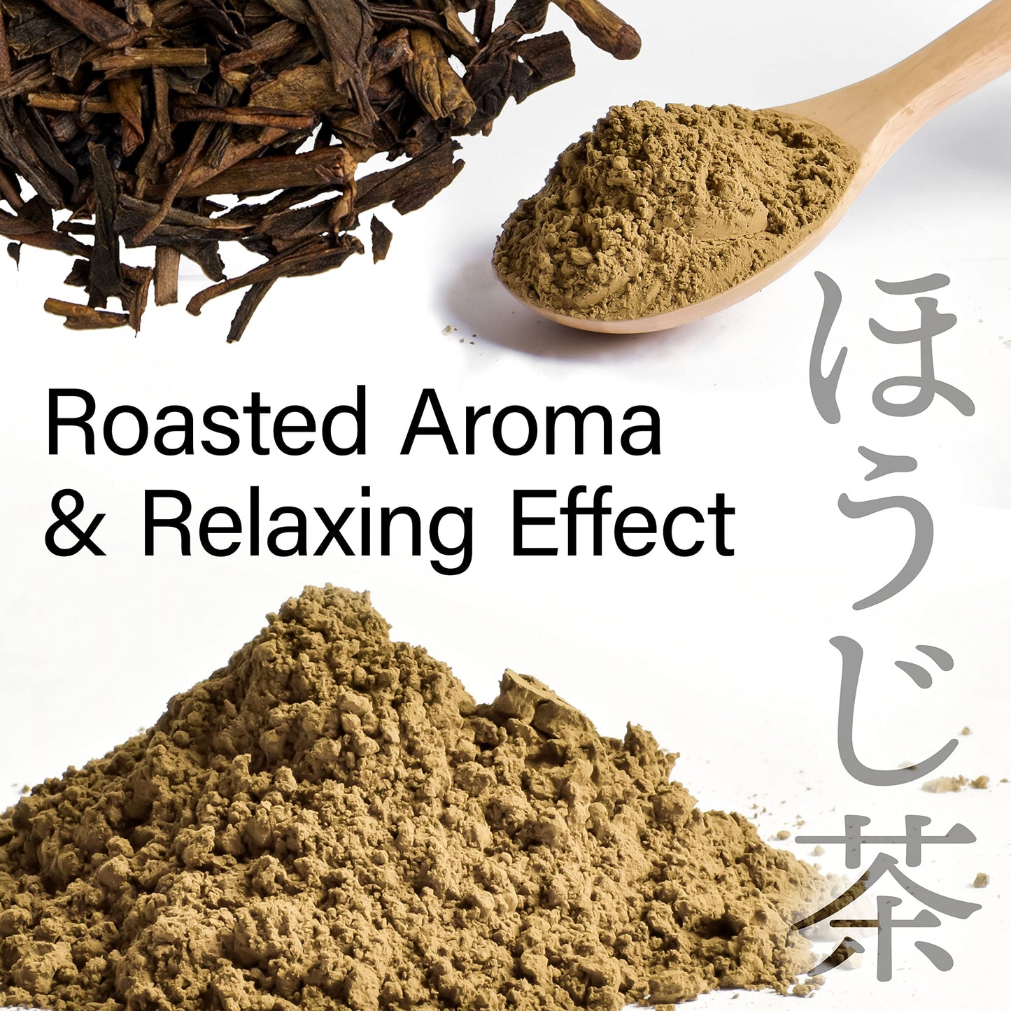 Hojicha Powder Organic Roasted Green Tea Baking Powder Latte Powder, (100G) Made In Japan,Sold By Japanese Company ?Yamasan?