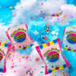 Cotton Candy Blue And Pink Swirl Party Flavors Supplies Birthday Treats For Kids, Kosher, 1Oz Bag (36-Pack)