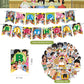 Bobs Burgers Party Decorations,Birthday Party Supplies For Bobs Burgers Party Supplies Includes Banner - Cake Topper - 12 Cupcak