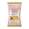 The Daily Crave Himalayan Pink Salt Lentil Chips, 4.25 Oz (Pack Of 8) 4 G Protein, Gluten-Free, Non-Gmo, Kosher, Crunchy