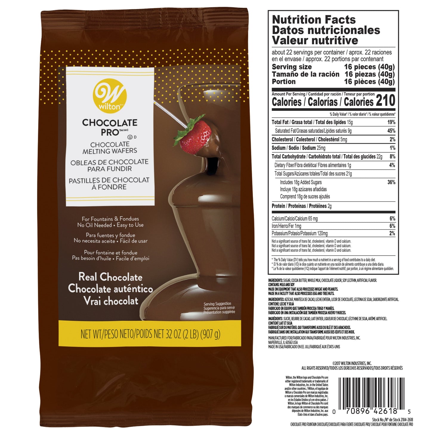 Wilton Chocolate Pro Fountain Fondue Chocolate - Chocolate For Fountain