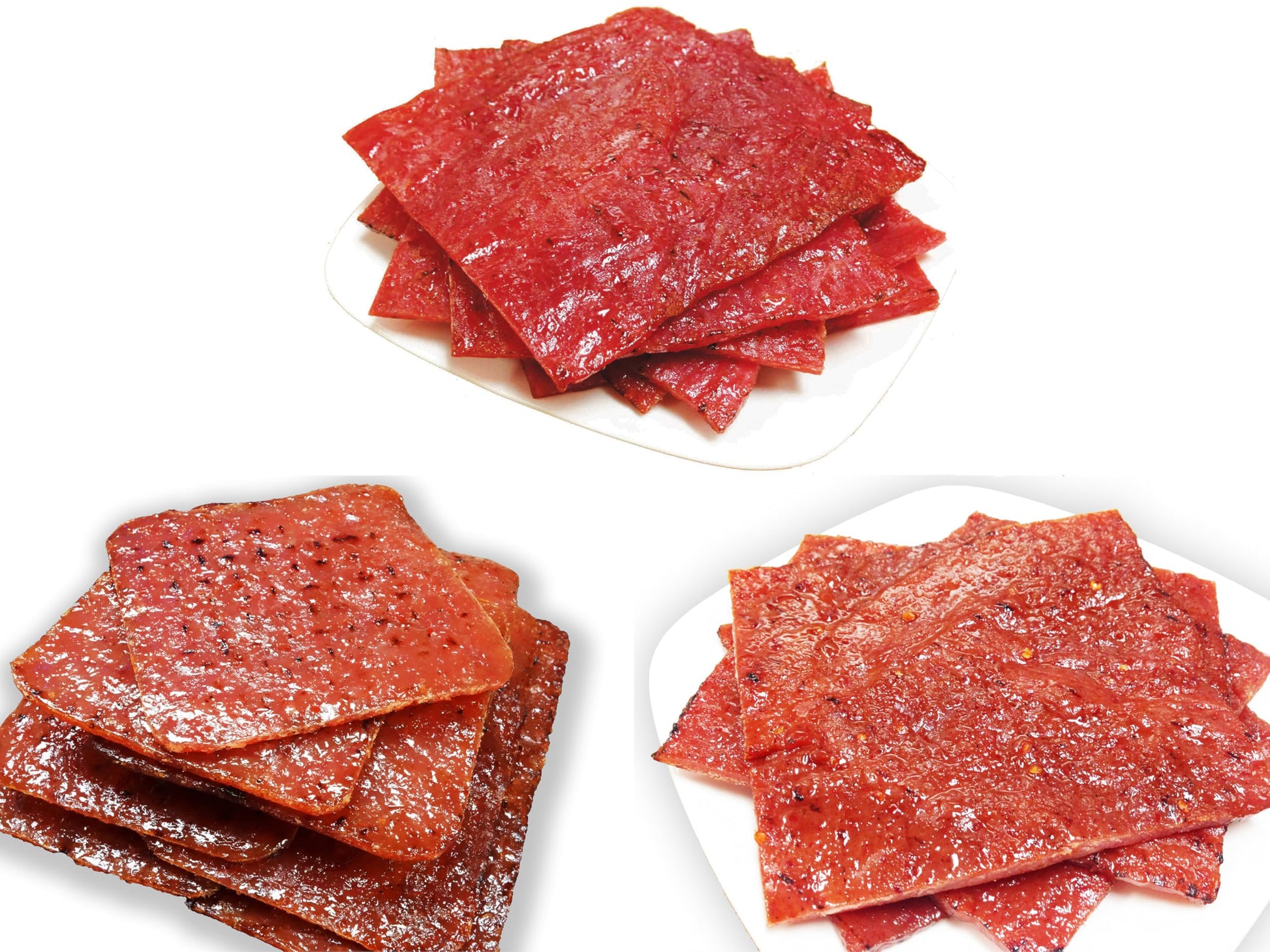VP#12 Pork Jerky 12oz (Original Flavor: TenderPork 4oz, Pork 4oz, Spicy FlavorPork 4oz)  Grilled Fresh & Shipped Same Day  L.A. 