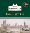 Ahmad Tea Earl Grey Tea, Tagged Teabags without envelopes, 100 Count