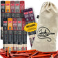 Jerky.Com Jerky Gift Basket For Men | 12 Piece Meat Sticks Sampler With Pork, Ham, Sriracha, Turkey, Beef Sticks Variety Pack | High Protein, Low Carb, Keto Friendly Christmas Gifts | Beef Jerky Gifts For Men