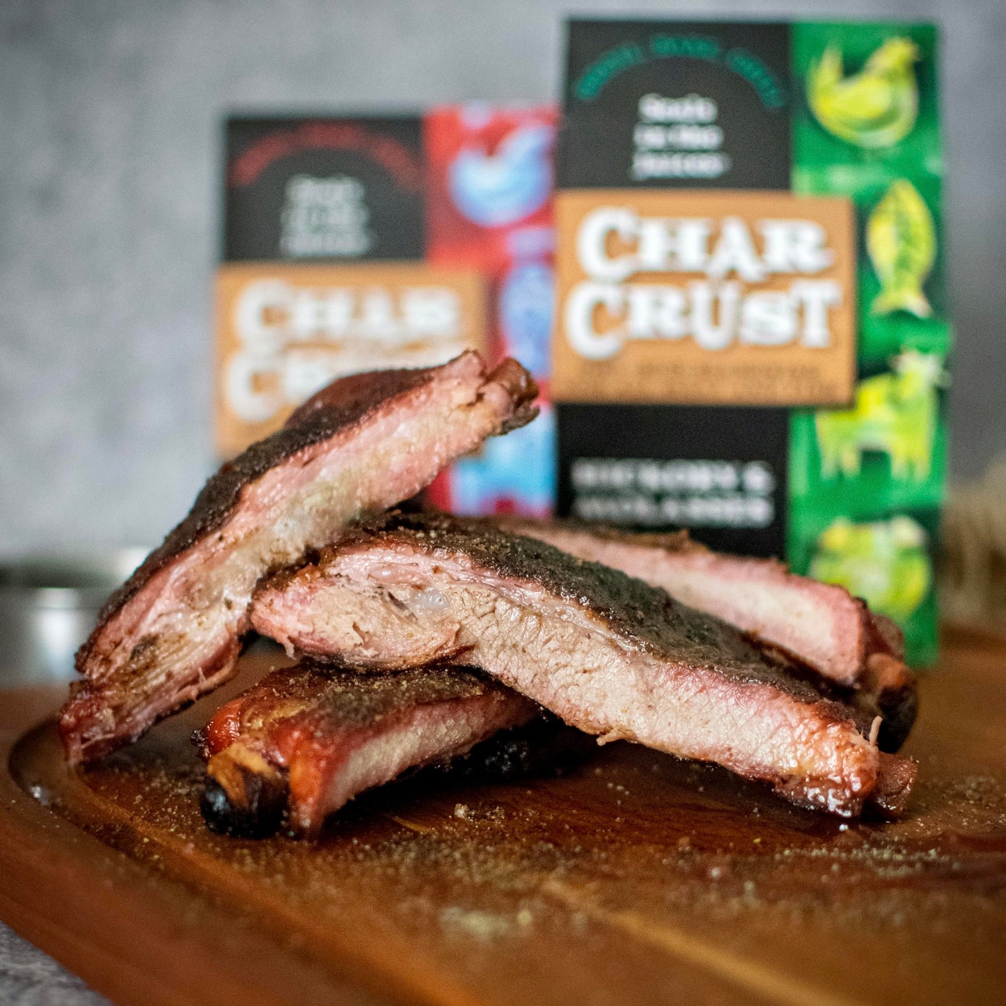 Char Crust Dry-Rub Seasoning, Hickory & Molasses, 4 Oz, Model CCHM-04